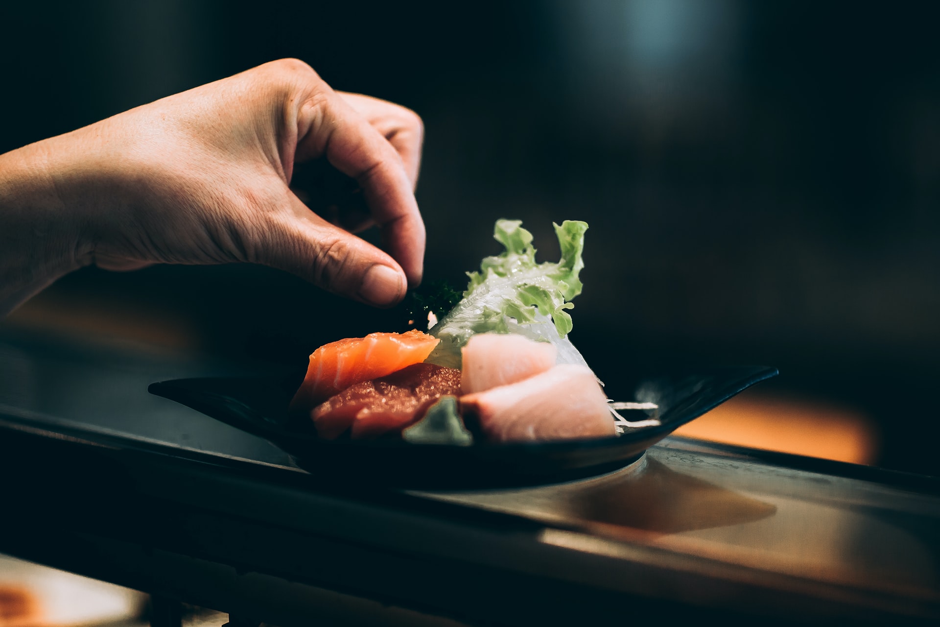 Shabu-shabu, sliced meat and vegetables